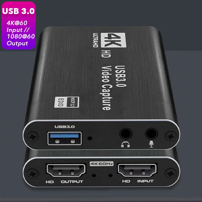 4K USB 3.0 Video Capture Card 1080P 60Hz